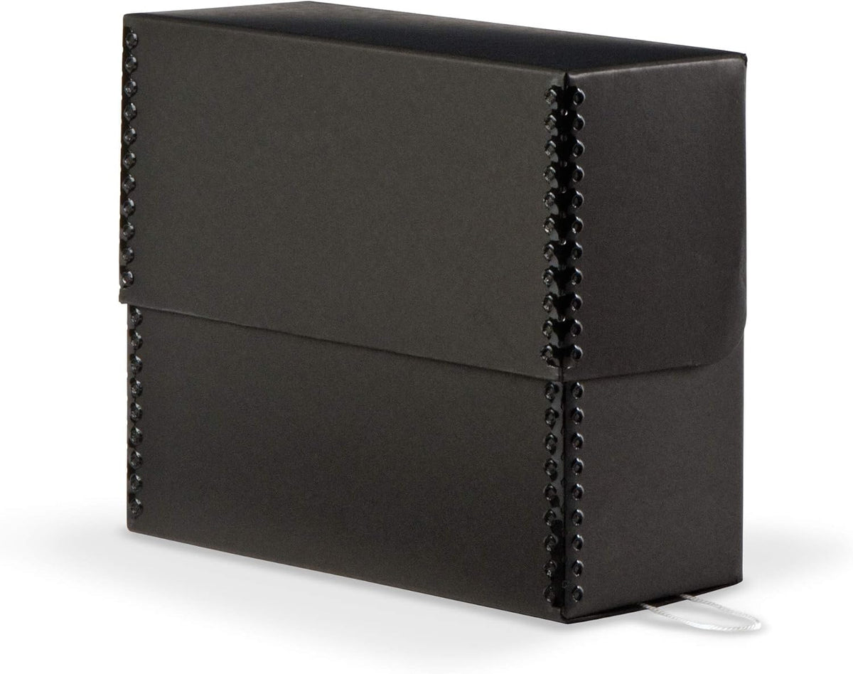 Gaylord Archival Black Flip-Top Document Storage Box - 2 1/2W x 15 1/4L x 10 1/4" H