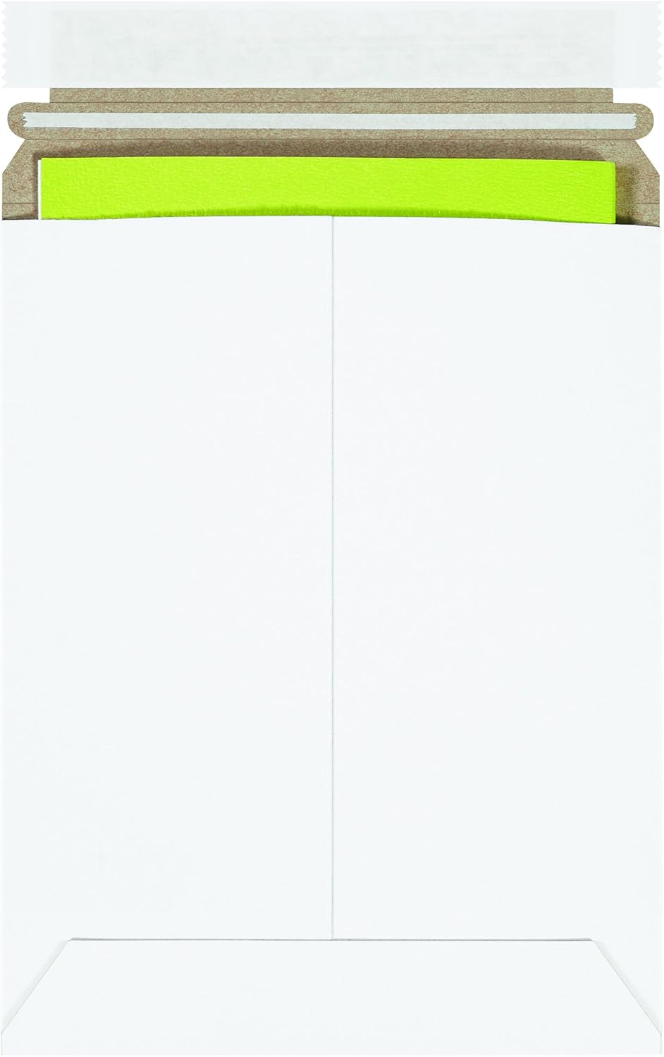 BOX USA StayFlat Mailer, 7"L x 9"W, Pack of 100 | Stayflats Envelope Keeping Photo, Document, Artwork Protected During Mailing and Shipping, 7x9