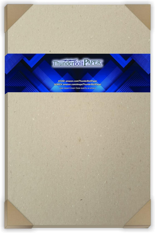 25 Sheets Chipboard 46pt (Point) 12 X 12 Inches Medium Weight Scrapbook Size .046 Caliper Thickness Cardboard Craft|Packaging Brown Kraft Paper Board