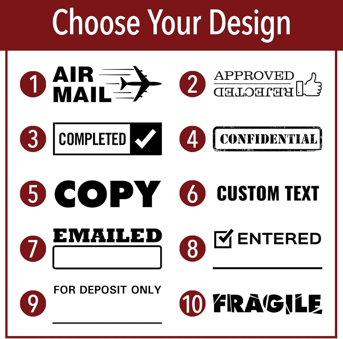 Paid Office Stamp | 4 Different Sizes | 20 Designs | Multiple Color Options | Perfect for Quick Validation of Office Documents (Paid, Xtra Large)