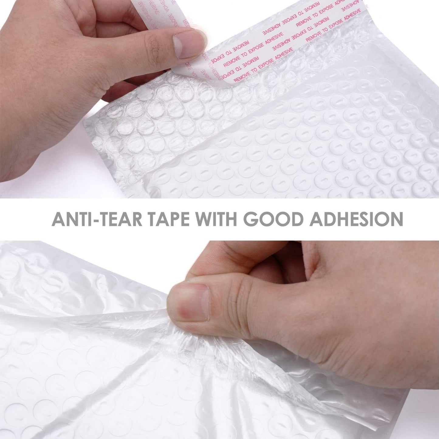 Metronic Bubble Mailers 8.5x12 500 Pack White Bubble Mailers Waterproof Thick Padded Envelopes Mailing Envelopes Bubble Padded for Packaging, Makeup, Gift, Mailing, Shipping, Small Items Supplies