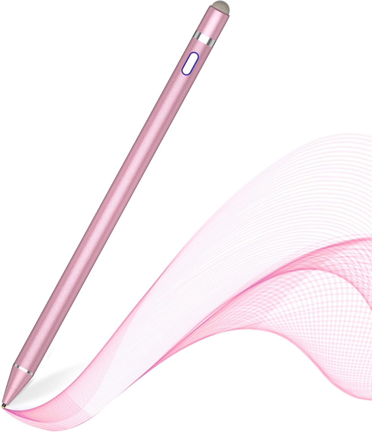 Active Stylus Pen for Touch Screens,Dual Pen Tips for iOS & Android Drawing & Writing,High Precise Digital Pencil for Apple iPhone 16/15/14/13/12/11/X/8,iPad Air/Pro/Mini,Phone/Tablet/Sam-sung/Kin-dle