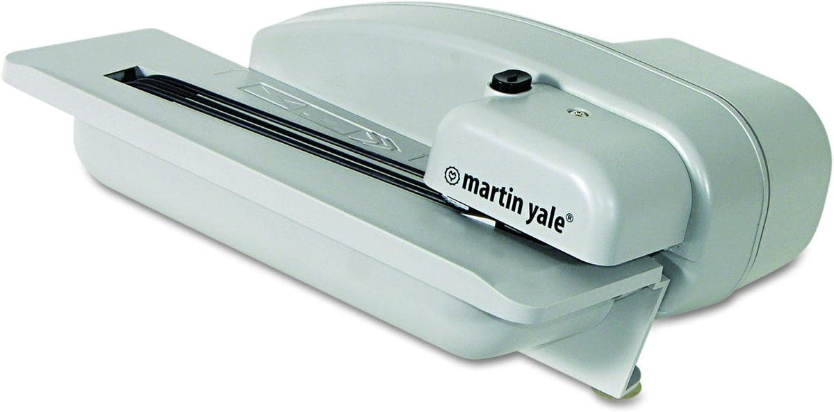 Martin Yale Model 1628 Electric Desktop Letter Opener, 7.75", Gray