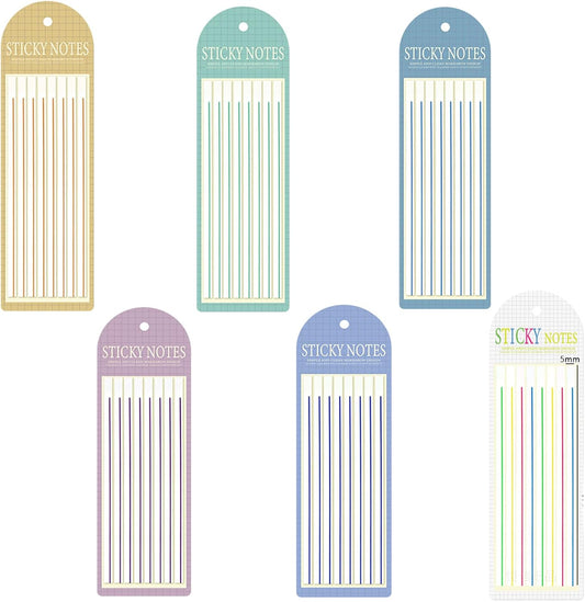 Sticky Note Tabs 960Pcs Transparent Highlighter Tape Sticky Long Page Markers Tabs Clear Highlighter Index Flag Tabs Stickers for Books Mark (6)