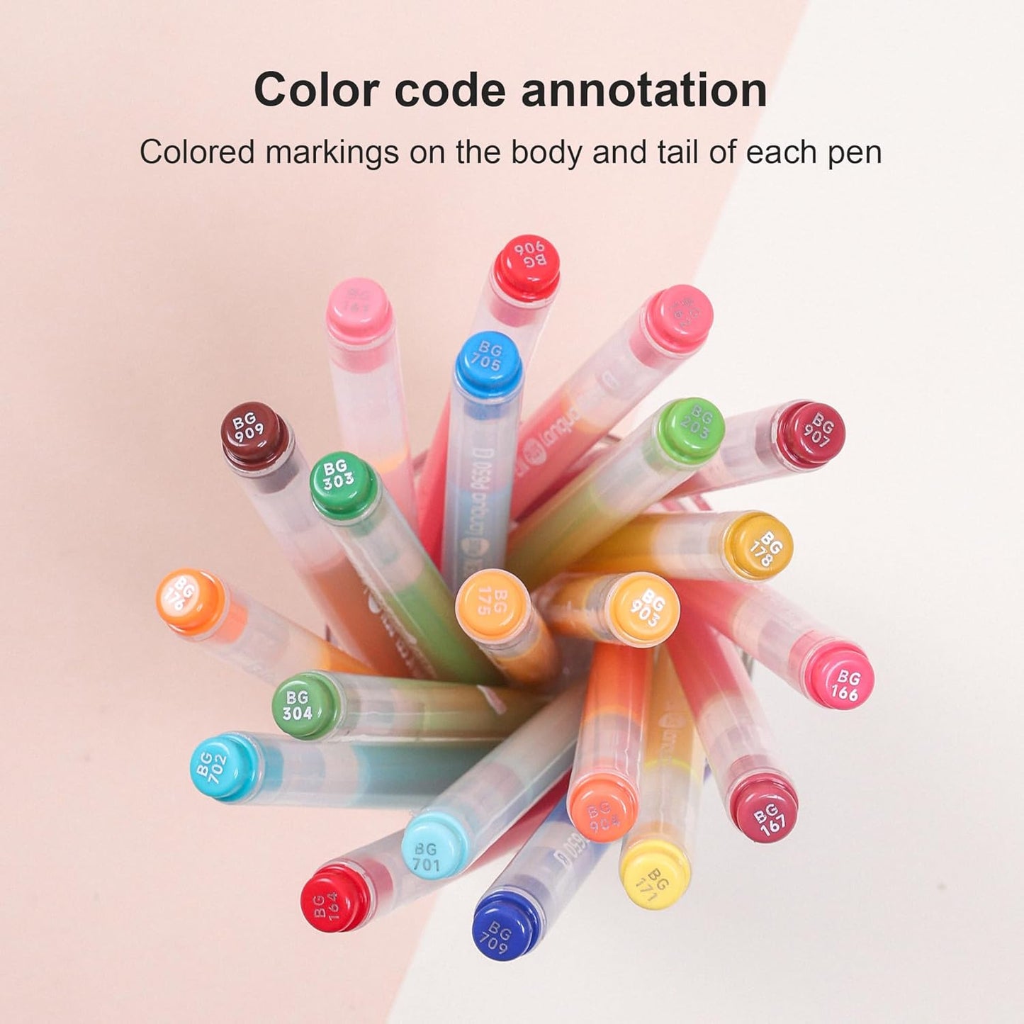 Acrylic Gel Pens for Coloring Books, Quick Dry 90 Colors 1.0mm Fine Point Gel Marker Pen for Drawing, Journaling Art, School Supplies