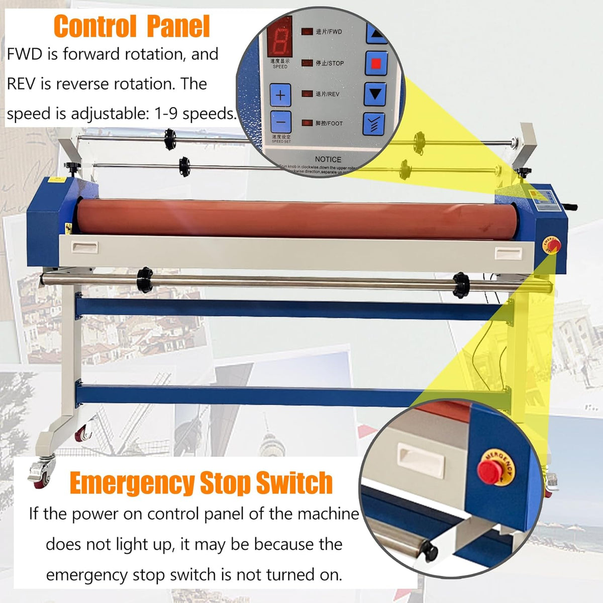 TECHTONGDA 63in Wide Format Cold Laminating Machine 110V Electric Manual Laminator Machine, Cold Roll Laminator with Self-Removing Film Function and Foot Pedal