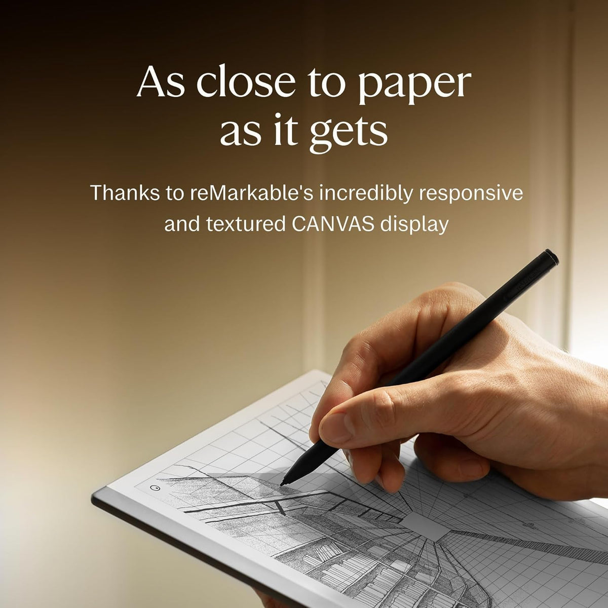 reMarkable Essentials Bundle – Gray | reMarkable 2 Paper Tablet | Includes Black and White 10.3” Writing Tablet, Marker Plus Pen with Eraser, Book Folio Cover in Gray Weave