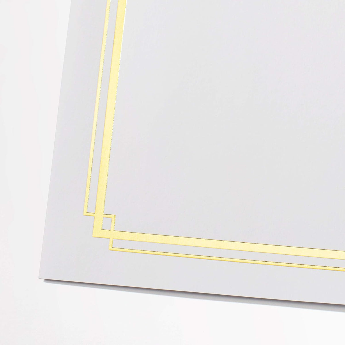 PaperDirect White Specialty Certificates, Gold Foil Border on 38lb Certificate Paper, 8.5 x 11 Inches, Laser and Inkjet Compatible, 30 Count, For School, Work, Diplomas & Award Certificates