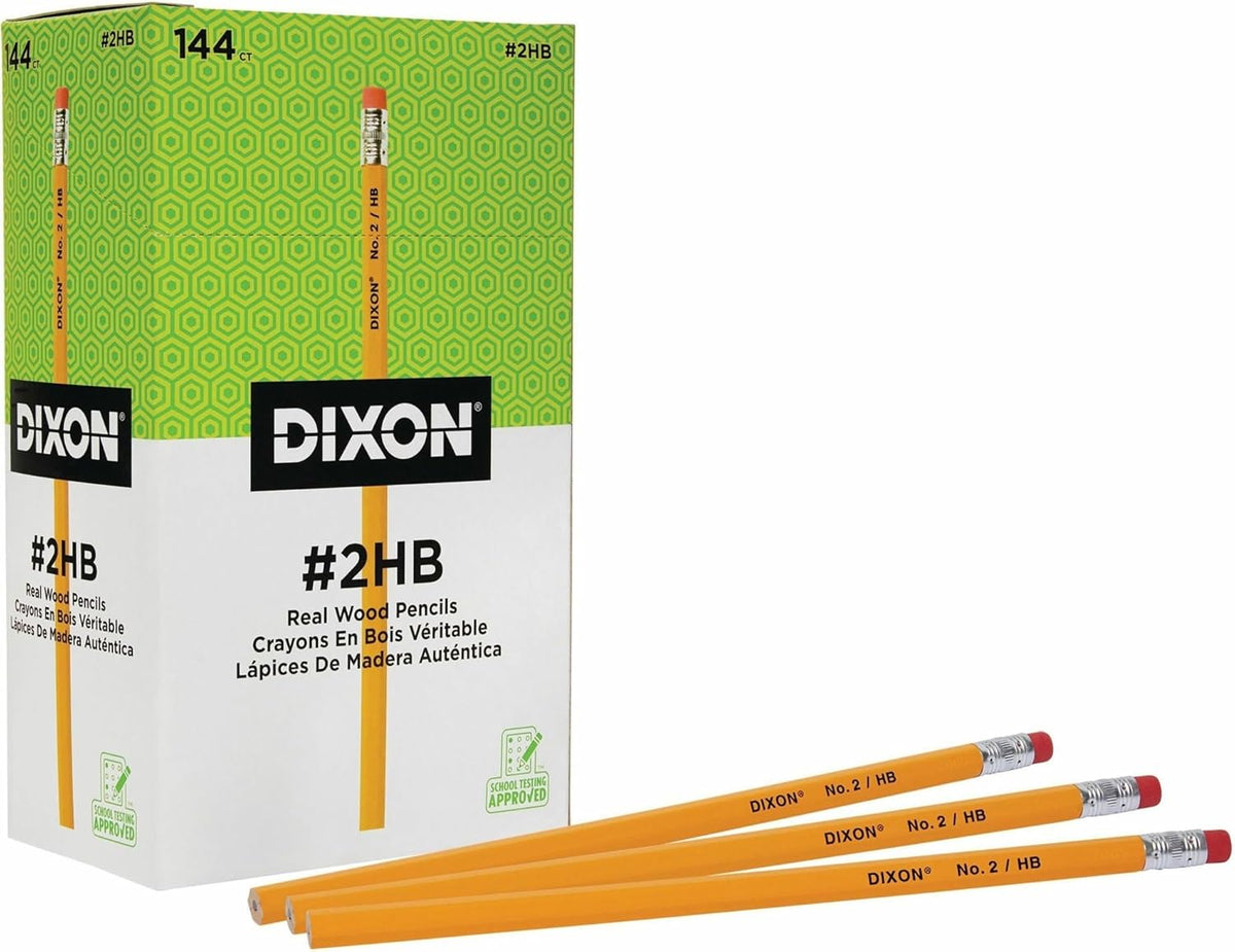 Dixon® Pencils, #2 Soft Lead, Box Of 144