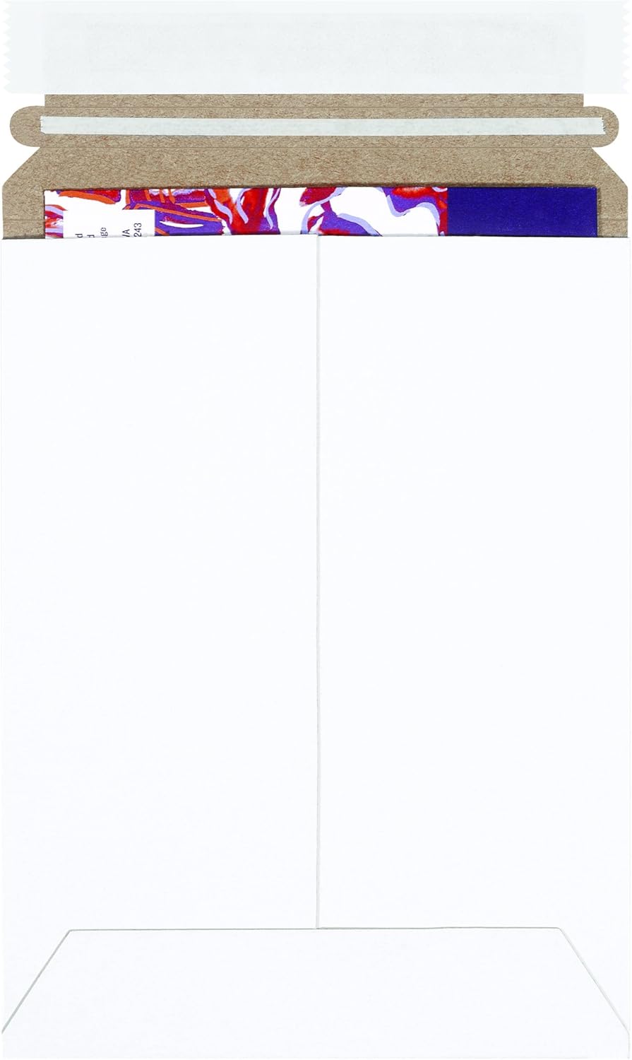 BOX USA StayFlat Mailer, 6"L x 8"W, Pack of 100 | Stayflats Envelope Keeping Photo, Document, Artwork Protected During Mailing and Shipping, 6x8