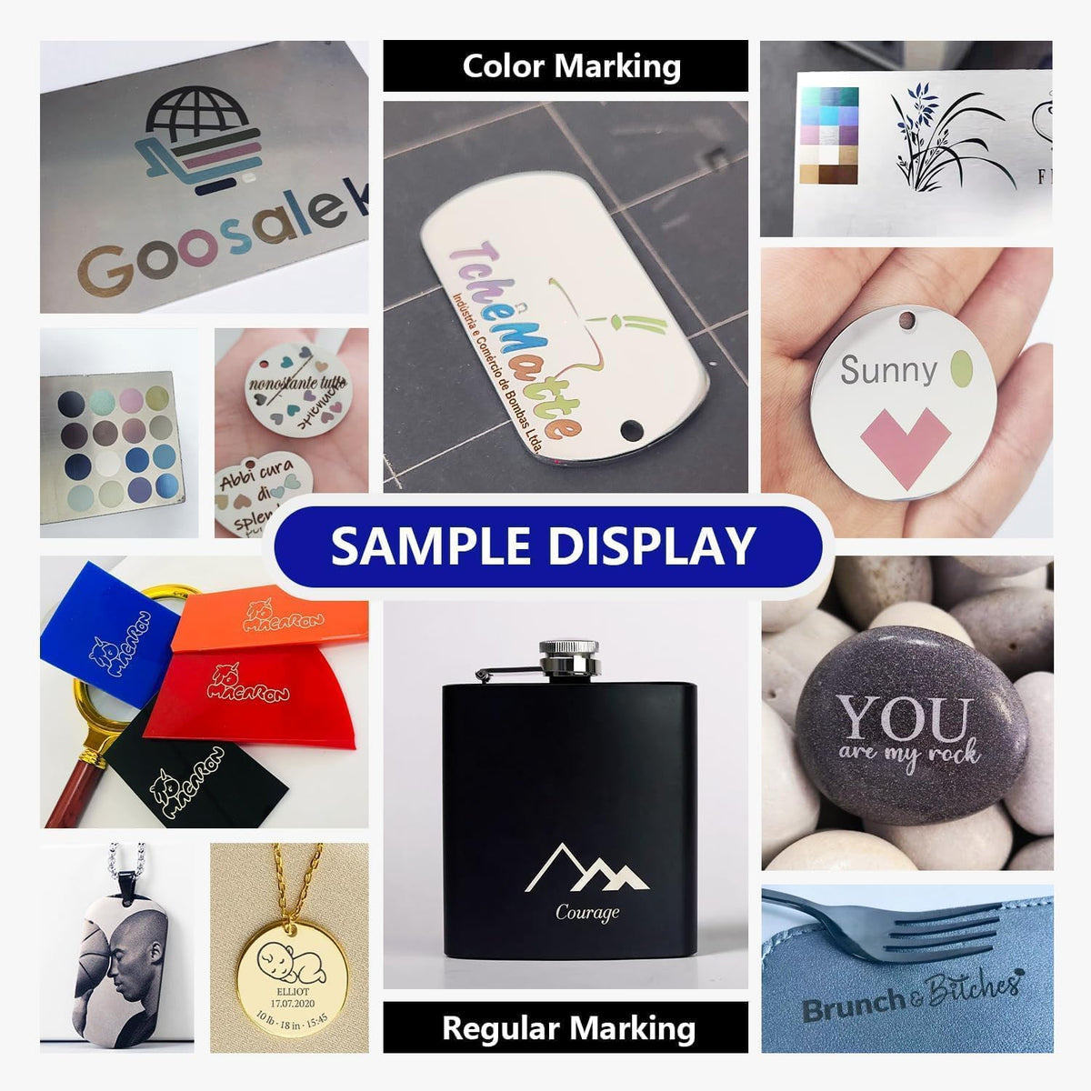 ComMarker B4 60W JPT Mopa Fiber Laser Engraving Machine with Rotary Axis,Support Lightburn Laser Engraver with 2Lens,2in1 Desktop Handheld Color Marking Machine for Stainless Steel,Ring,Tumbler