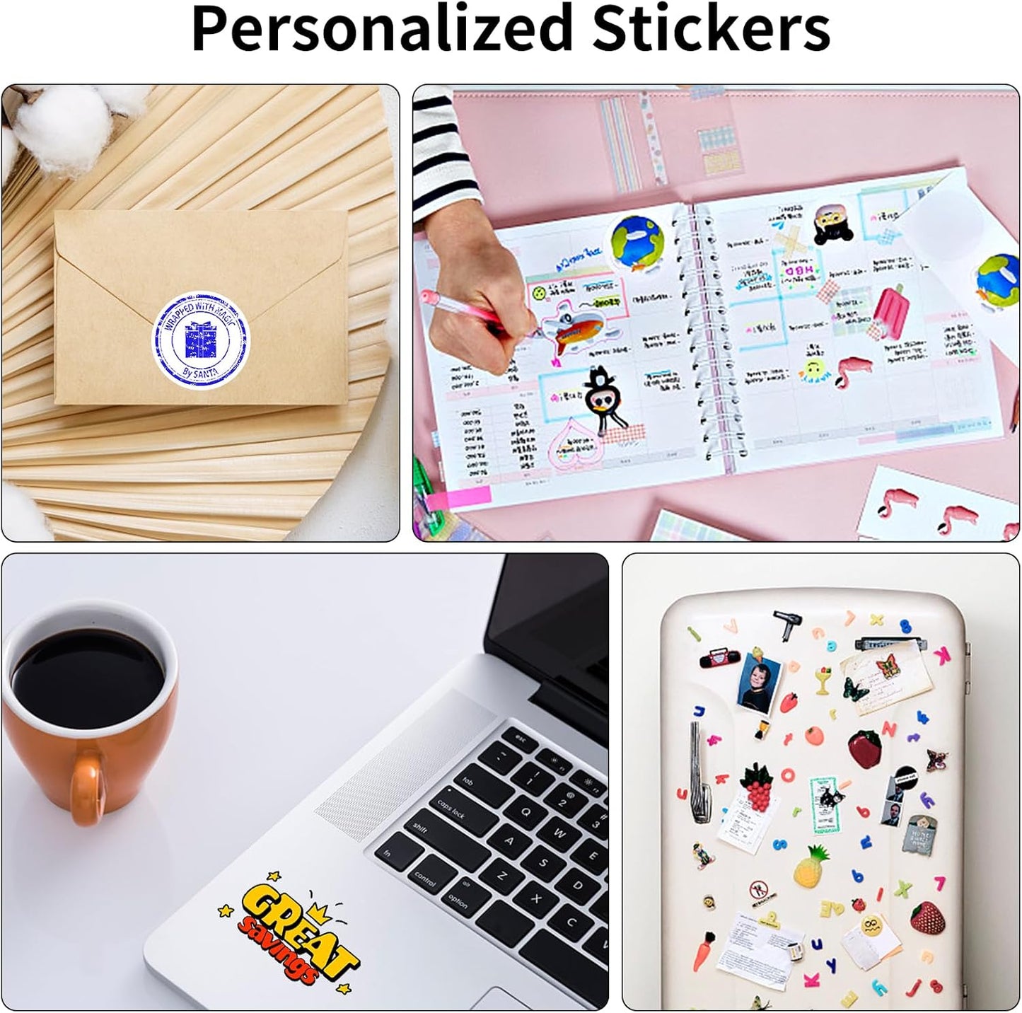 8.5" x 11" Full Sheet Label Sticker Paper for Laser & Inkjet Printers,Self Adhesive Printer Paper Shipping Labels,Printable White Matte Mailing Label Stickers(1000 Sheets,1000 Labels)