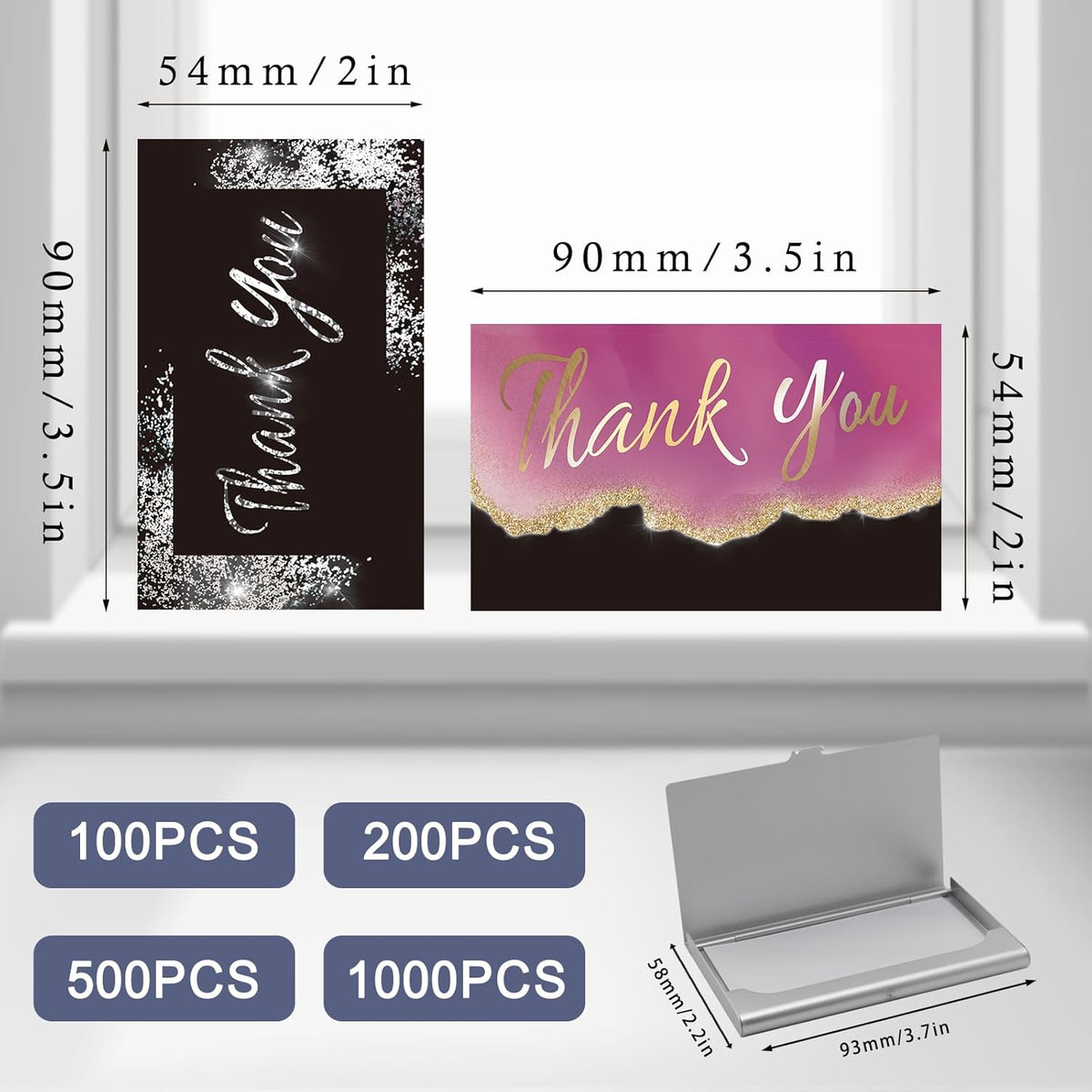 Custom Business Cards Customizable with Logo Text,Personalized Business Cards Photo Printable Barbershop Cards 1000 500 200 100 Double Sided Customize Cards for Small Business Waterproof