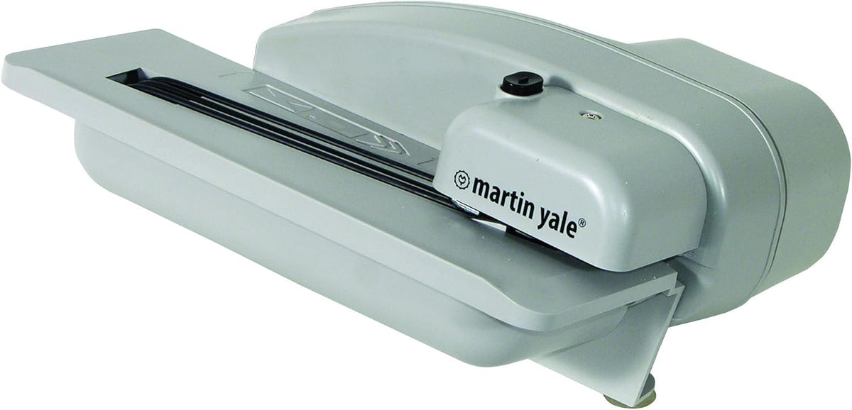 Martin Yale Model 1628 Electric Desktop Letter Opener, 7.75", Gray