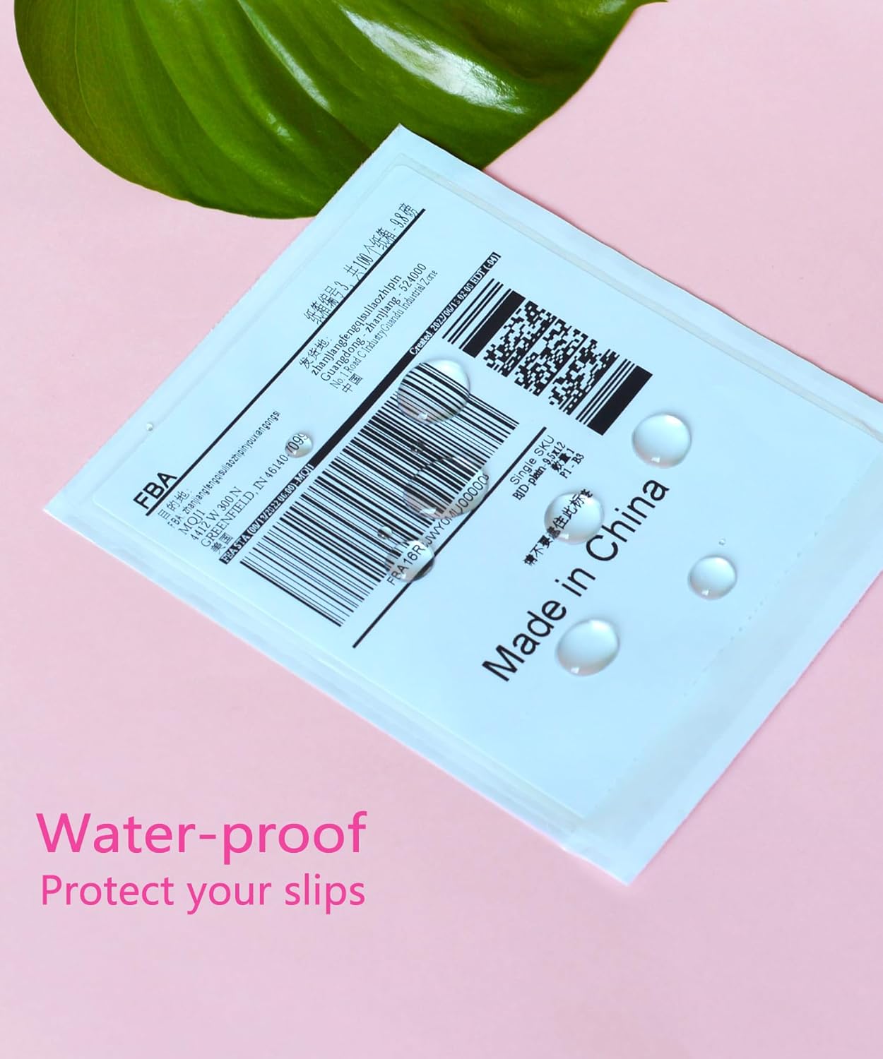 100 PCS 7.5"x 5.5" Clear Self-Adhesive Packing List Envelopes - Plastic Shipping/Mailing Pouch Enclosed Bags for Packing Slips Invoice Label