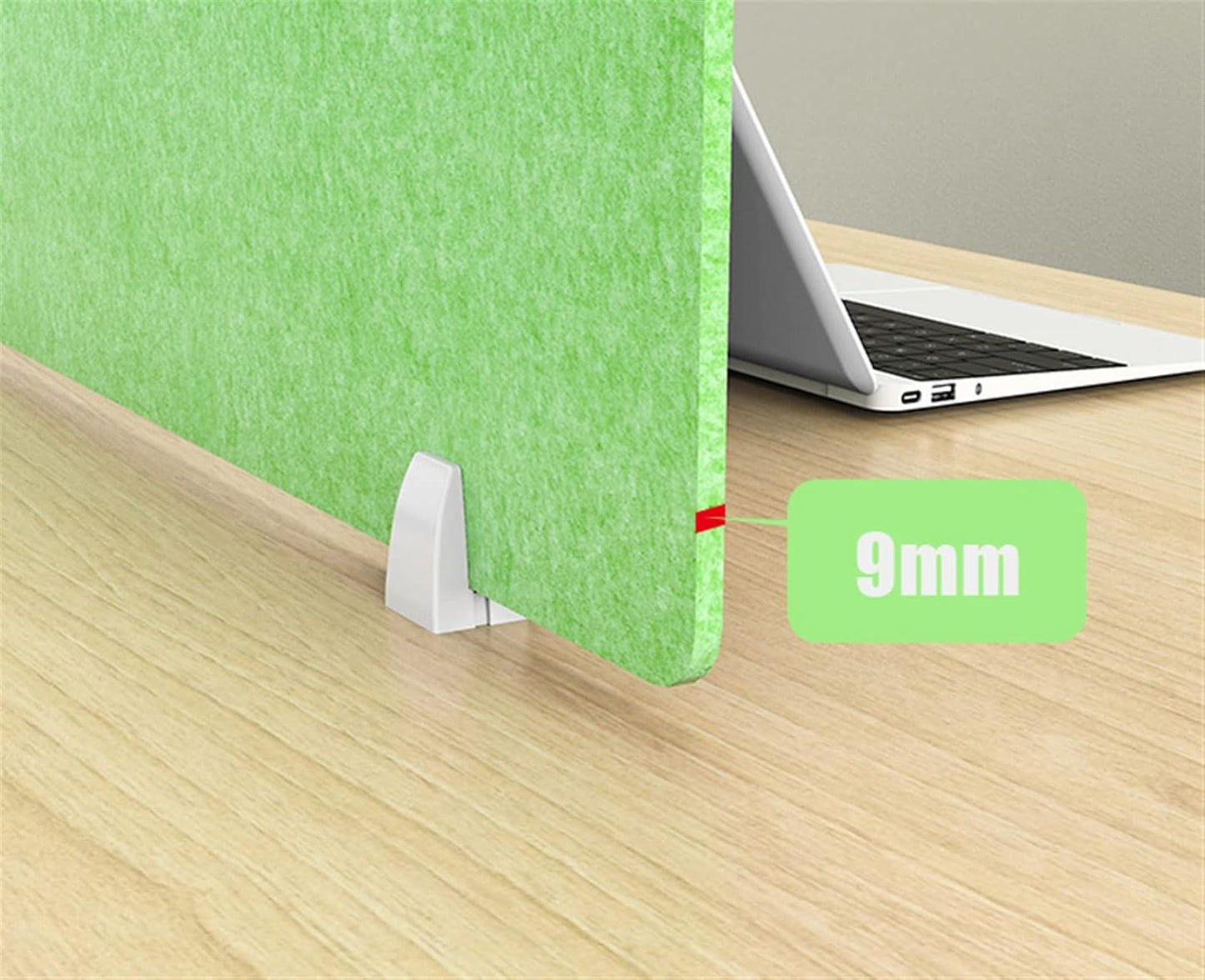 Icegrey Acoustic Desk Divider Privacy Panel Removable Sound Absorbing Desk Partition Board with 2 Clips for Student Call Centers Offices Braries Classrooms Library, Light Grey, 31.2x11.7