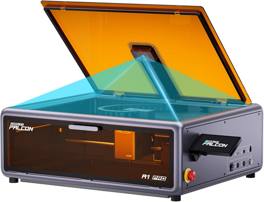 Creality Laser Engraver Faclon A1 Pro 20W with Touch Screen,APP, Class 1 Safety Laser Cutter and Engraving Machine for Wood and Metal, Acrylic