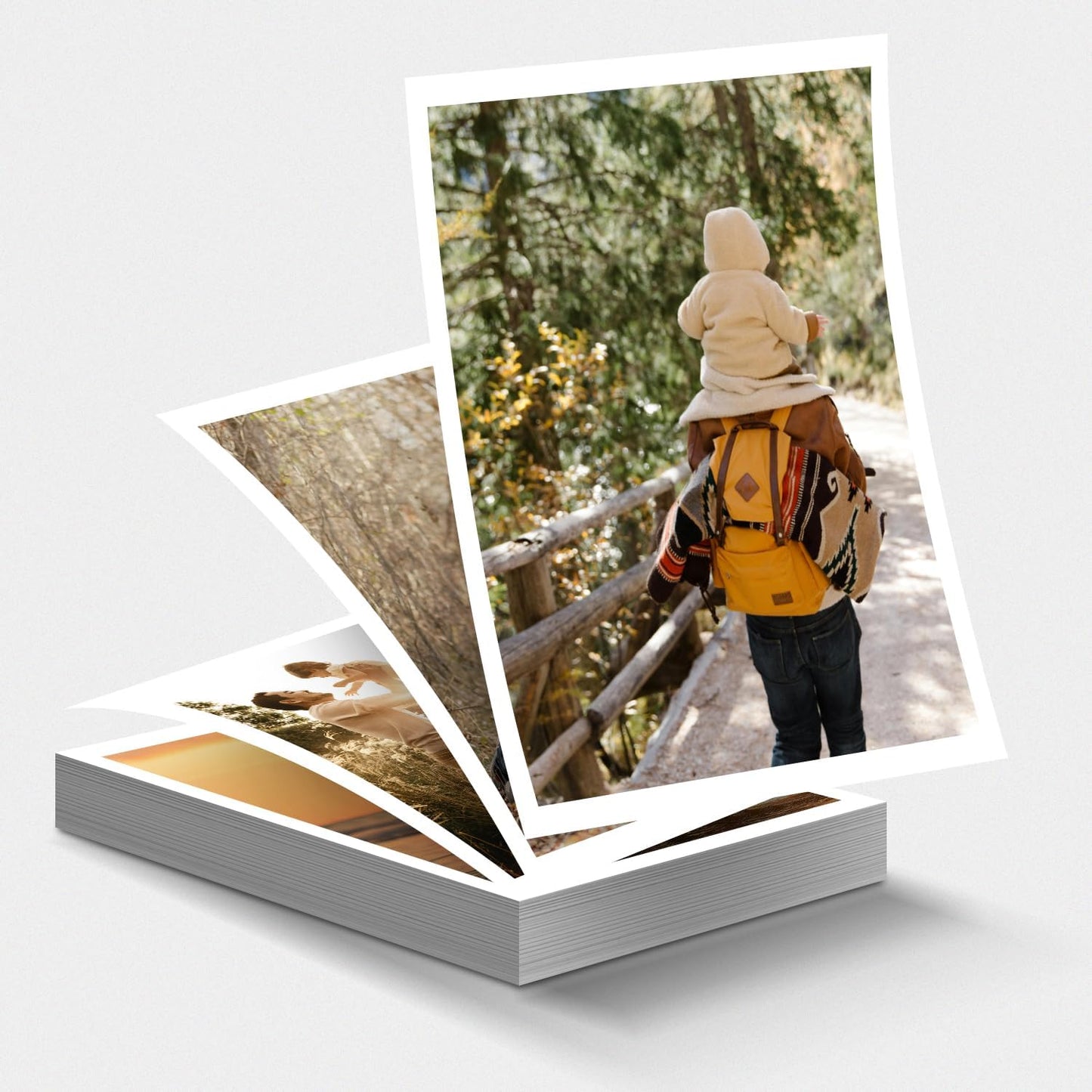 4" x 6" Photo Paper for Inkjet & Laser Printers - Extra Thick, High Gloss for Full Color Printing - Premium White Glossy, Instant Dry Paper for Everyday Pictures, Albums - 50 Sheets per Pack