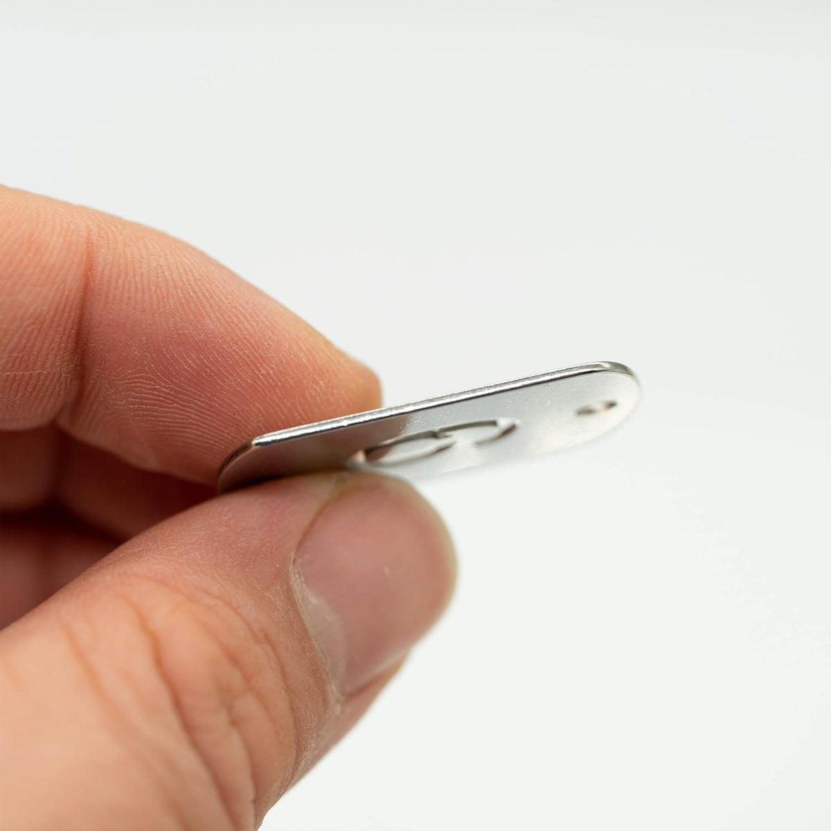 StayMax Rectangular Hollowed Stainless Steel Number Tags Key Tags with Two Holes (101-200)