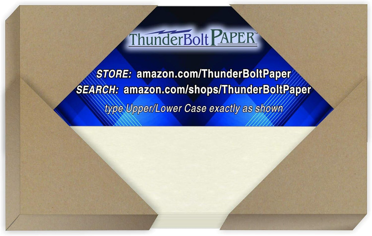 50 White Parchment 65lb Cover Weight Paper - 3" X 5" (3X5 Inches) Photo|Card|Frame Size - Printable Cardstock Colored Sheets Old Parchment Semblance