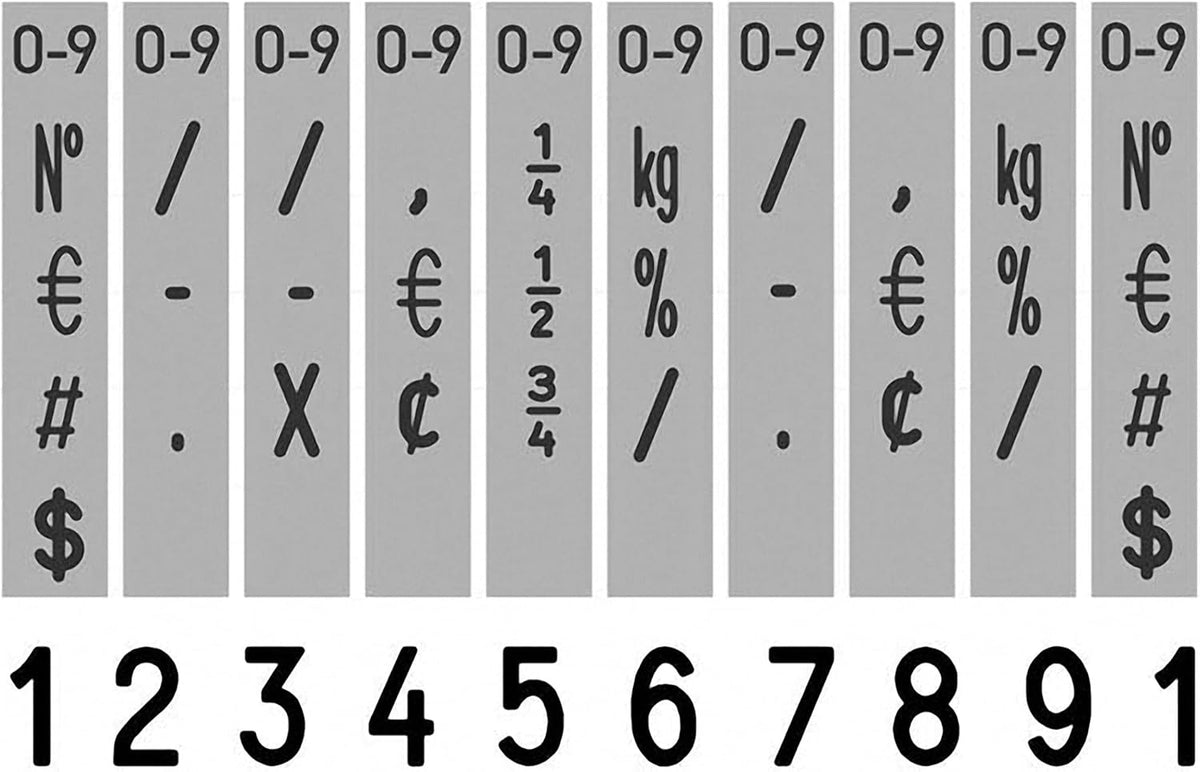 Rubber Stamp Creation Heavy Duty Numberer, 10 Digit Self-Inking Numbering Stamp 5mm Character Height Black