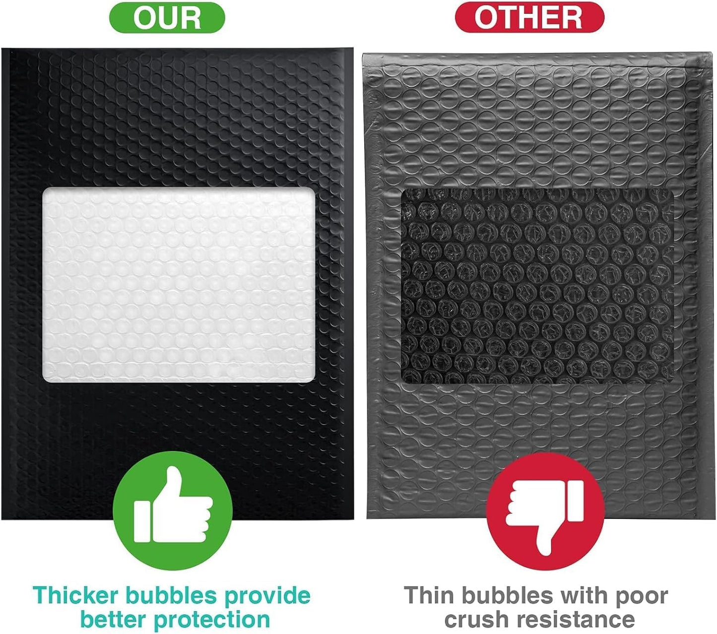 Metronic 3750 Pack Bubble Mailer 10.5x16 Inch White,Usable Size 10.5x15" Waterproof Padded Envelopes,Self-Seal Modern Bubble Mailers Cushioning for Shipping,Jewelry Makeup Supplies, Packaging Bulk