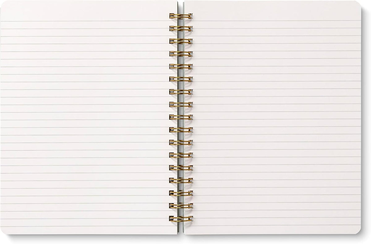 Compendium Spiral Notebook – Live Slow, Love True, Grow Free. – A Designer Spiral Notebook with 192 Lined Pages, College Ruled, 7.25" W x 9.25" H