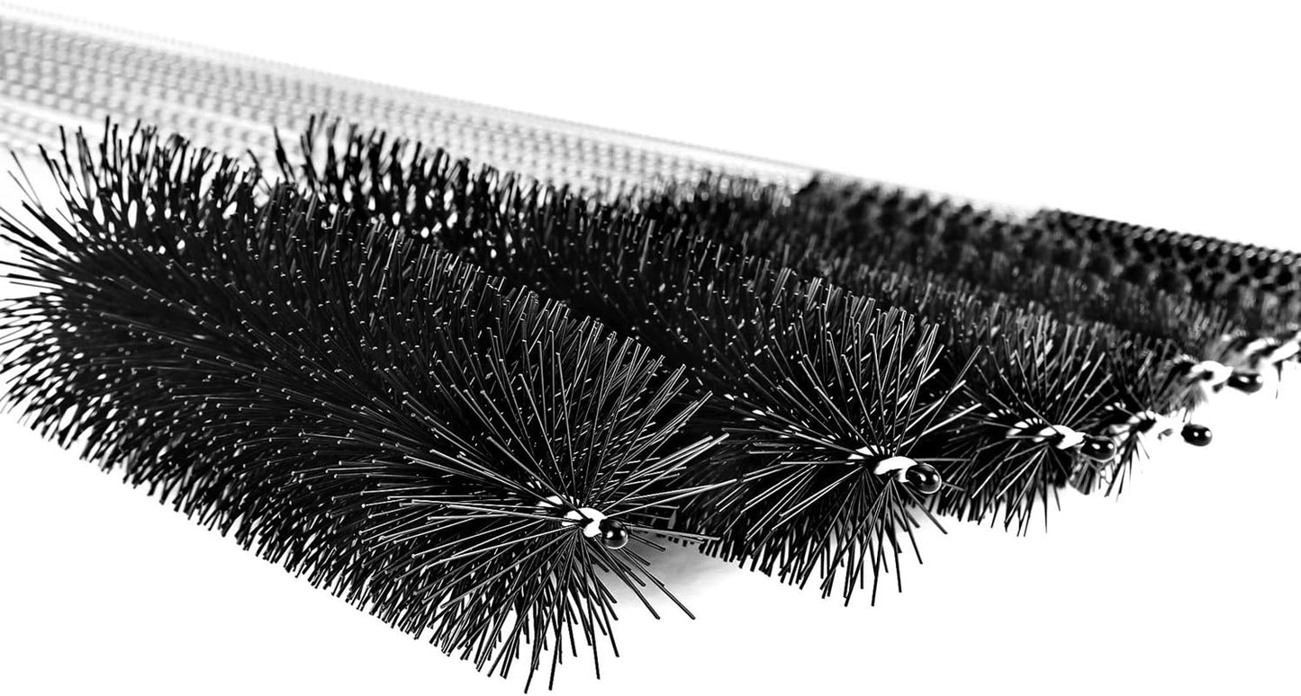 8.2 Inches Nylon Tube Brush Set, Nylon Bottle Cleaning Brush Set, 10 Pieces Variety Pack for Glasses Drinking Straws, Keyboards, Jewelry Cleaning, Antistatic Brushes, Pipe Brushes (Set of 10)