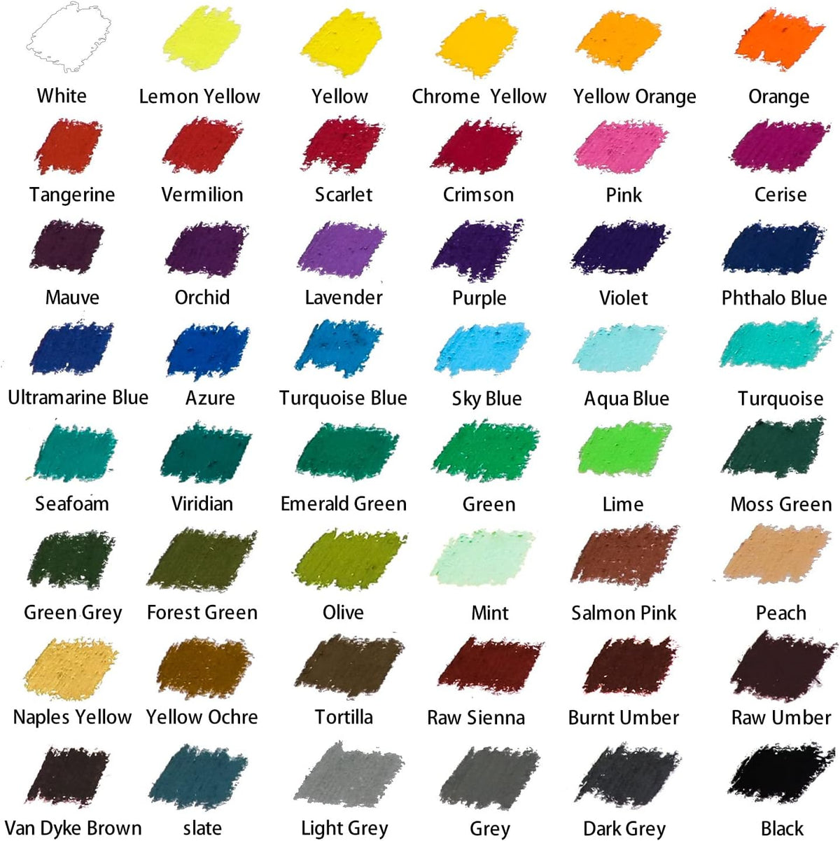 Mont Marte Oil Pastels in Tin Box Signature 48pc, 48 Assorted Colors, Vibrant Oil Pastel Set, Great Blending and Layering, Comes in Storage Case, Ideal for Art, Craft, Coloring and Sketching
