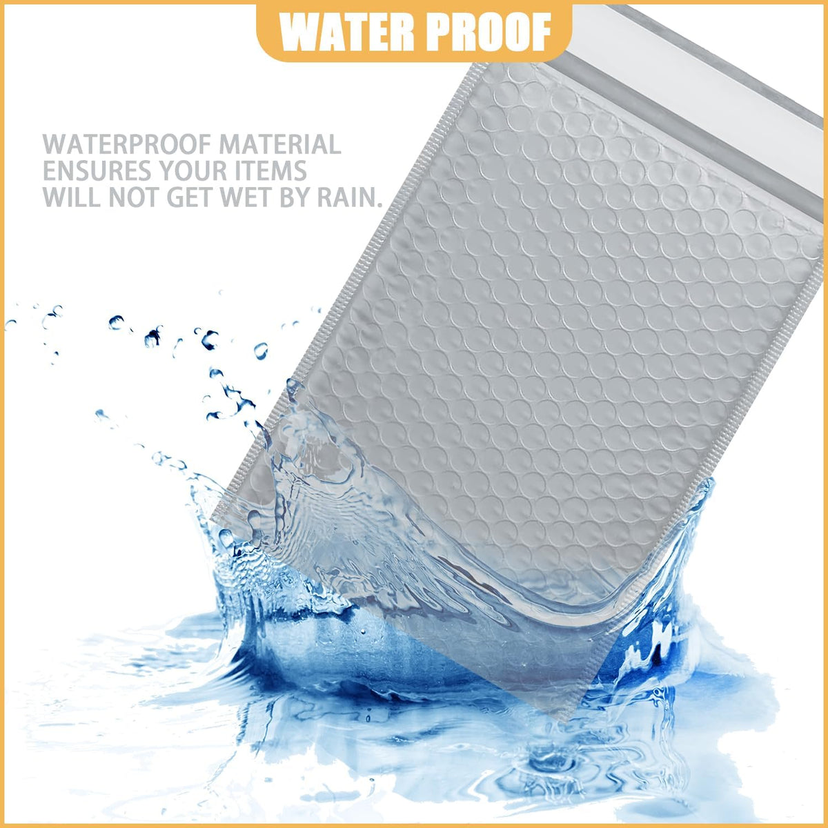 12.5in x 18in Bubble Mailer, Gray Poly Mailer, Padded Envelope, Shipping Envelope, Waterproof, Self-Sealing, For Small Business, Shipping, Mailing, Boutique Packaging(10PCS)