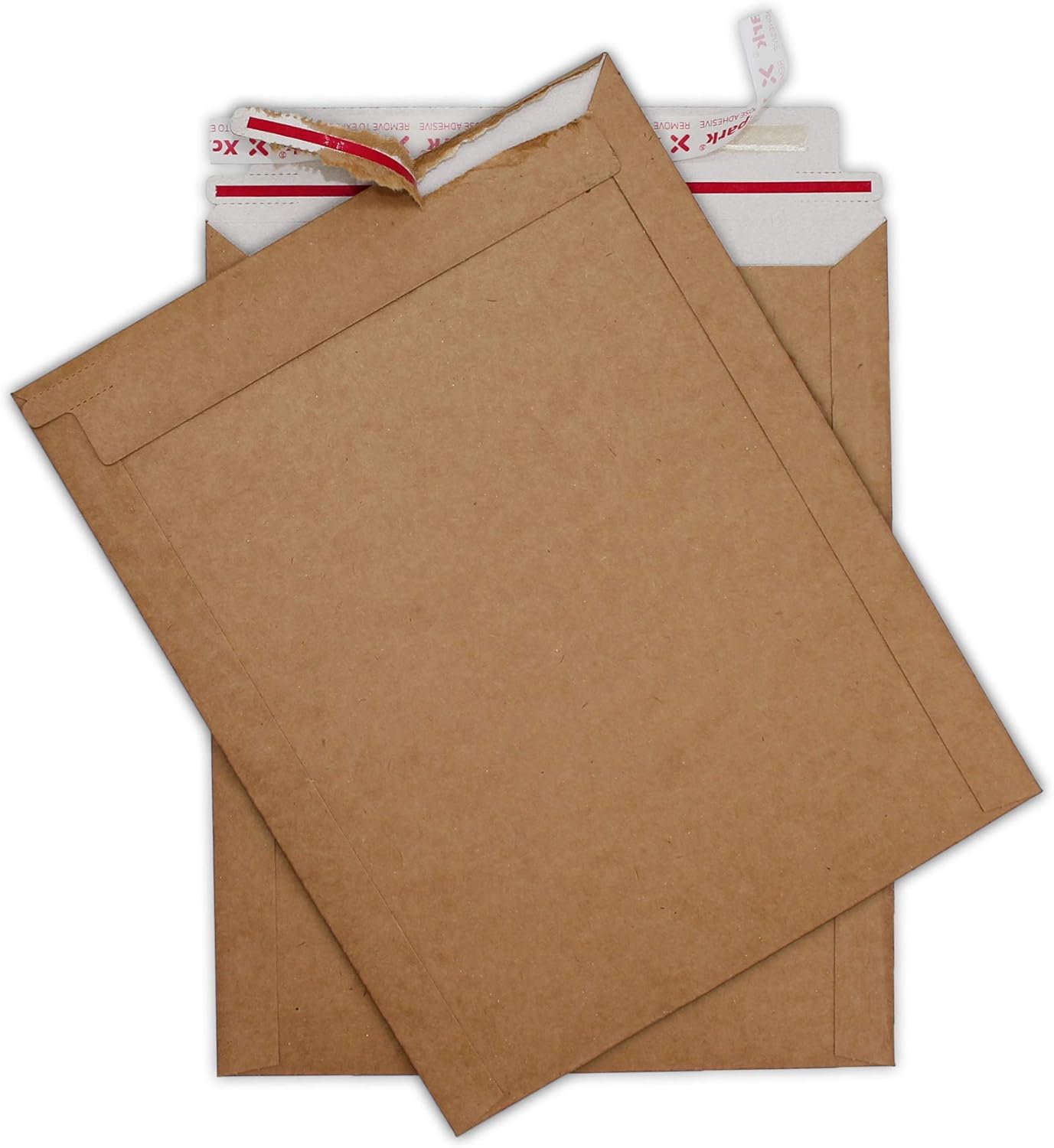 25 Pack kraft brown Rigid Mailers 9.25 x 11.75 inches, Self Seal Photo Document Mailers Premium Cardboard Keep Flat Envelopes for Photos, Pictures, Papers, Files, CD