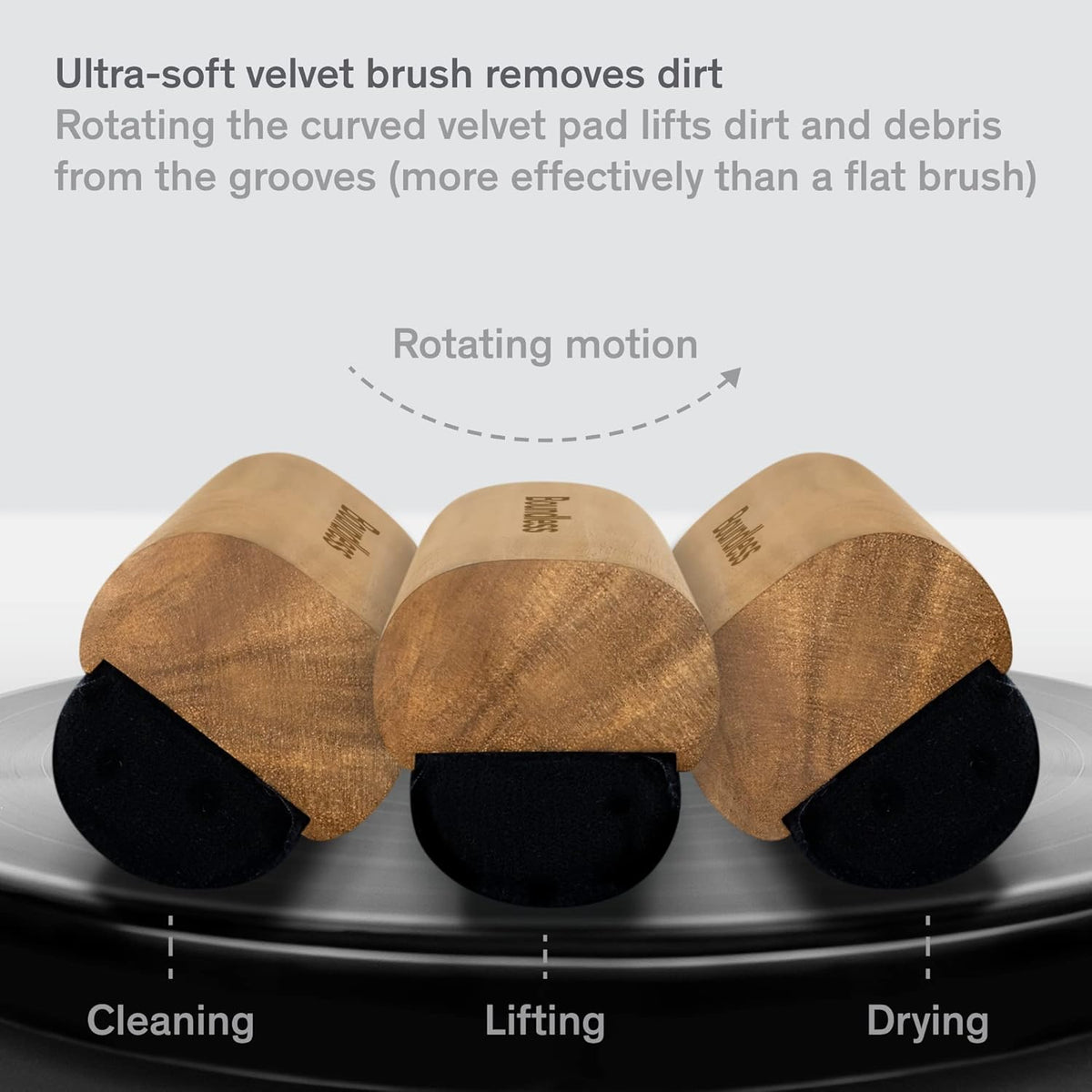 Vinyl Record Cleaning Kit - 5-in-1 Vinyl Cleaner Kit Includes Record Brush, Stylus Cleaner, Cleaning Solution, Nylon Brush & Metal Case