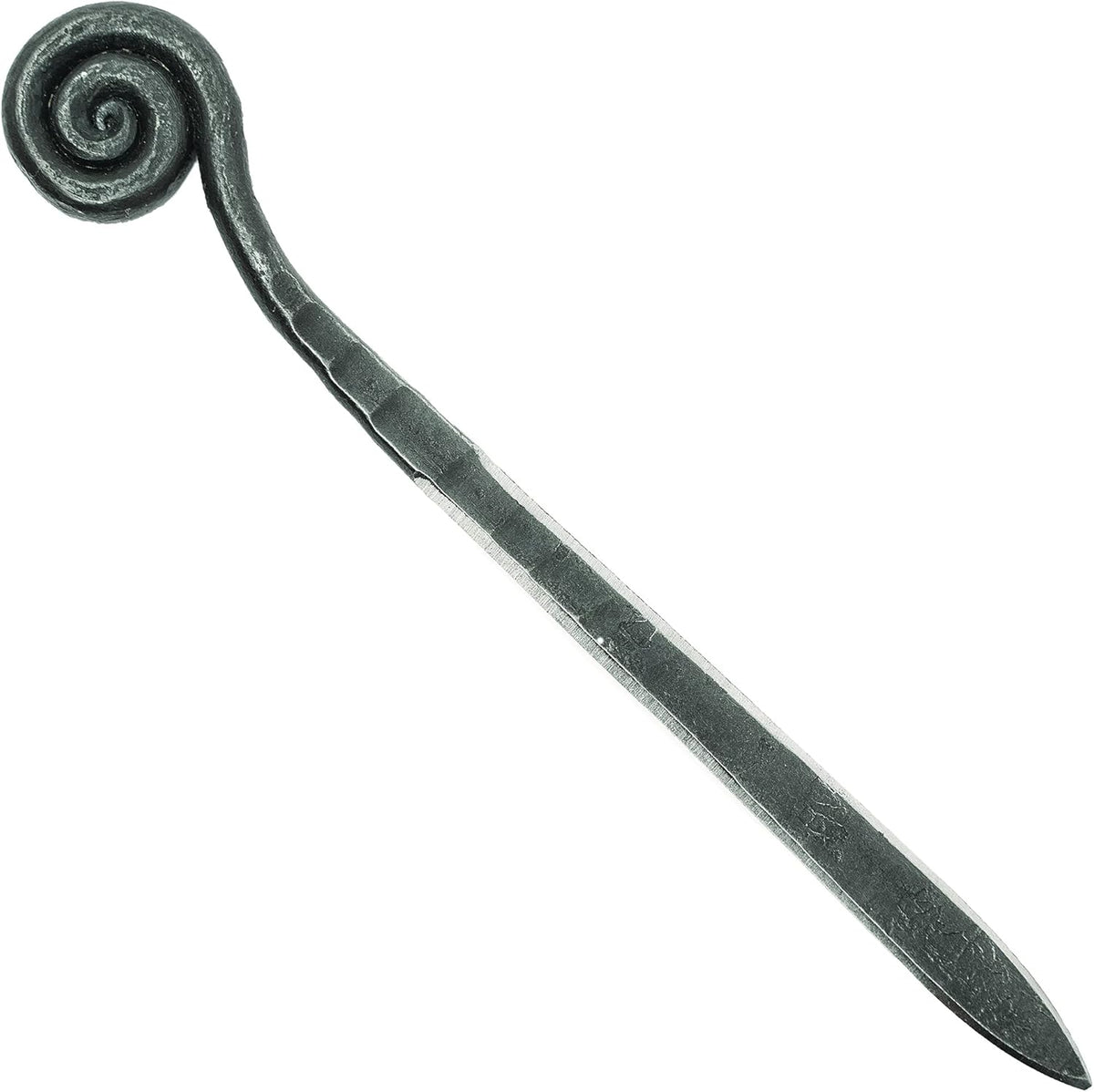 Letter Opener Cast Iron Knife | Luxury, Rustic & Antique Style Desk Accessory for Cutting Open Paper Envelopes & Packages | Made in USA | Fiddlehead