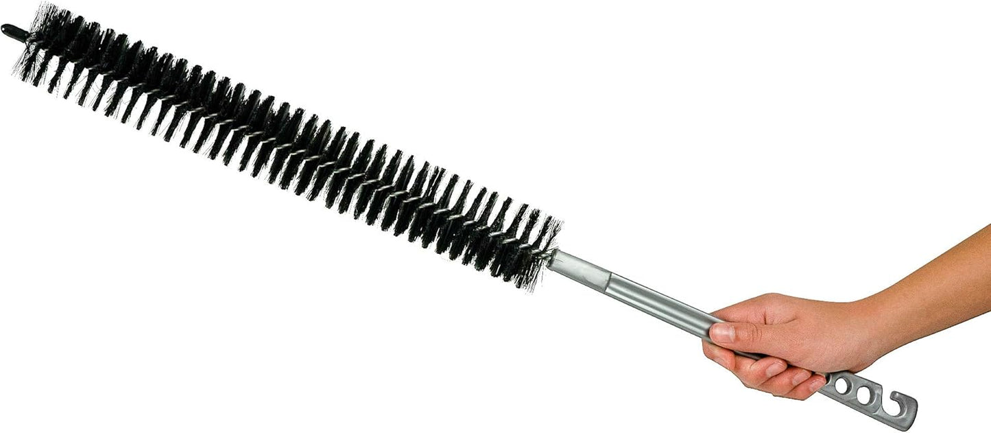 25 Inch (64cm) Flexible Lint Remover Cleaning Coil Brush for Dryers, Radiators, Refrigerators, Baseboards, and Other Special tasks. Coil Grill Brush by KONEX
