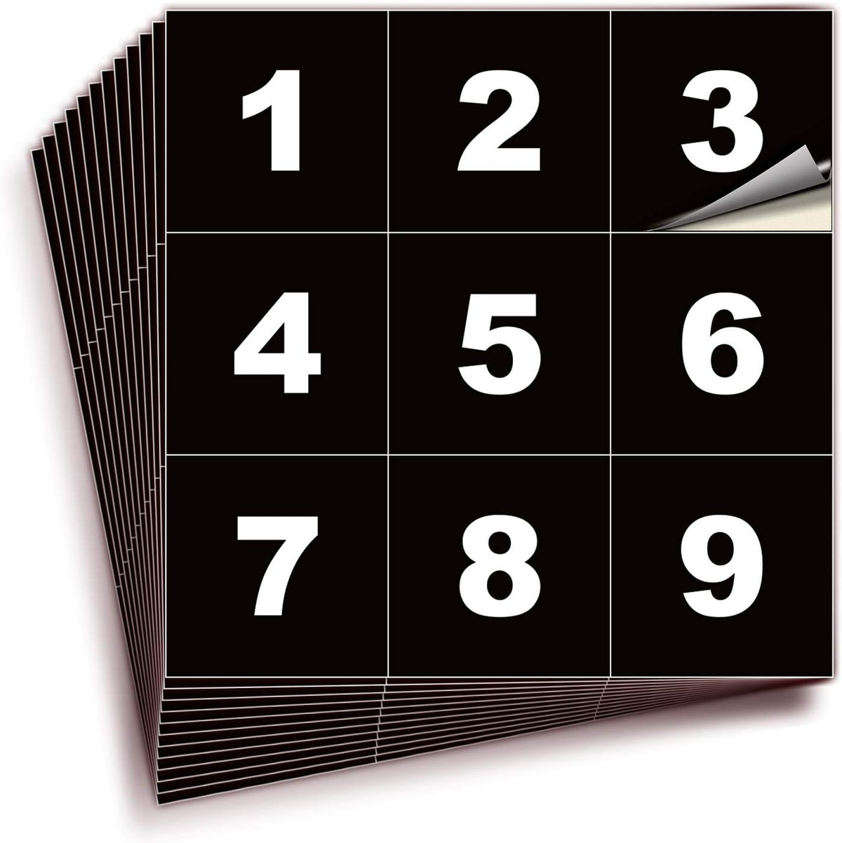 iSYFIX Black Consecutive Number Stickers – 1 to 100, 2-inch, 1 Set – Vinyl Self Adhesive Premium Decal, Ideal for Inventory, Storage, Organizing, Boxes, Bins, Toolbox, Lockers & More, Indoor/Outdoor