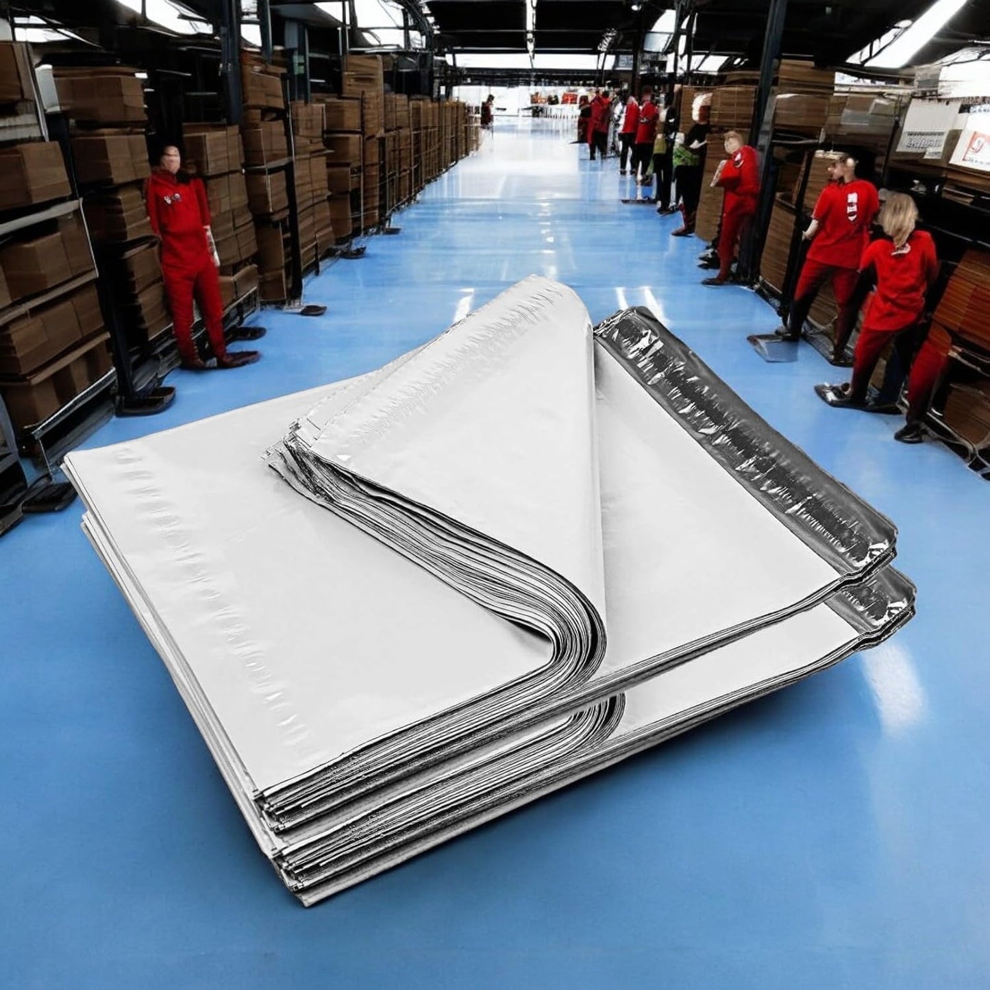 iMBAPrice White Poly Mailers 6x9 Inch, 200-Pack Small Size #1 Poly Mailing Envelopes Bags, Self Seal Adhesive Waterproof and Tear Proof Packing Bag (Total 200 Bags)