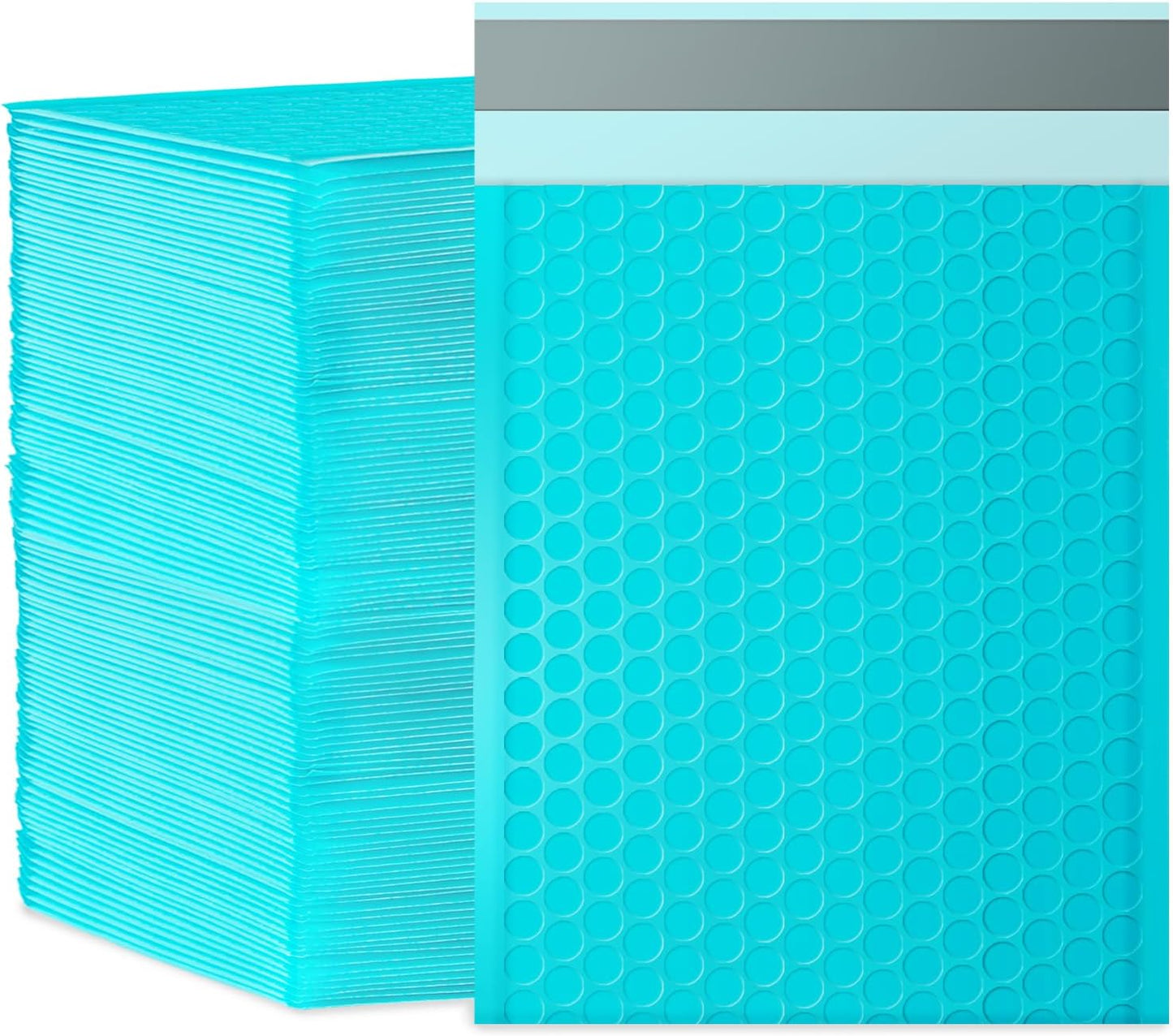Bubble Mailers, 6x9 Inch Padded Bubble Mailers Pack of 100 Bubble Envelopes Opaque Self Seal Adhesive Waterproof Bags for Shipping and Packaging (Teal, 6x9-100Pc)