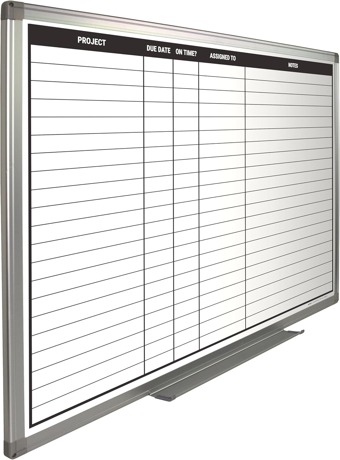 Project Planning Dry-Erase Whiteboard 36" x 24"