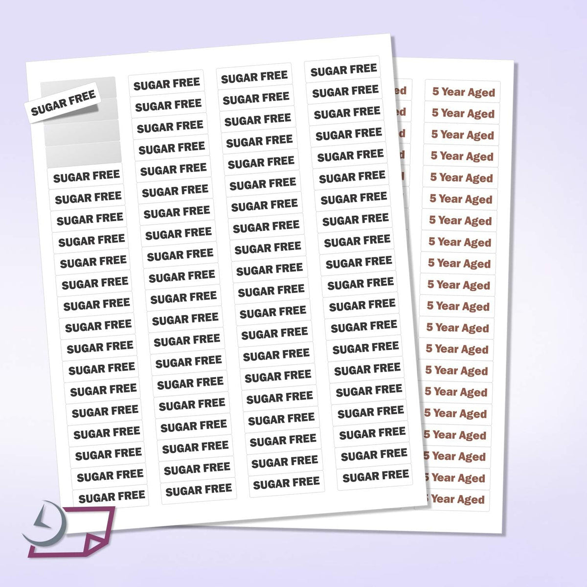 NextDayLabels – 1-3/4" x 1/2" Rectangular Sticker Labels for Printer - White Laser/Inkjet Printer Labels Return Address Labels Shipping Label Stickers (100 Sheets, 80 Per Sheet, 8000 Labels)