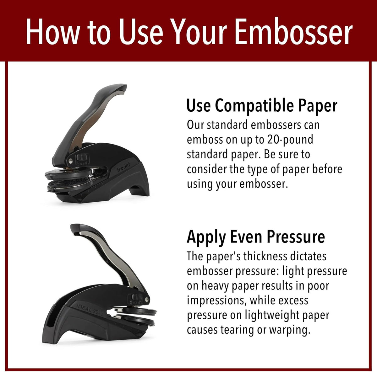 from The Library of Embossers & Stamps for Fantasy Book Readers | Custom Embosser | Custom Stamp | Ex Libris | Elevate Your Fantasy Collection of Stories and Novels (Design 13, Embosser)