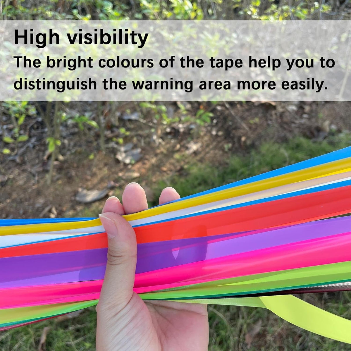 6 Pack Pink and Purple Flagging Tape, Light Violet Non-Adhesive Plastic Ribbon Neon Marking Roll, 1"*600ft, Marking Tape for Tree Marking, Hunting, Boundaries and Hazardous Areas,Trail Marking
