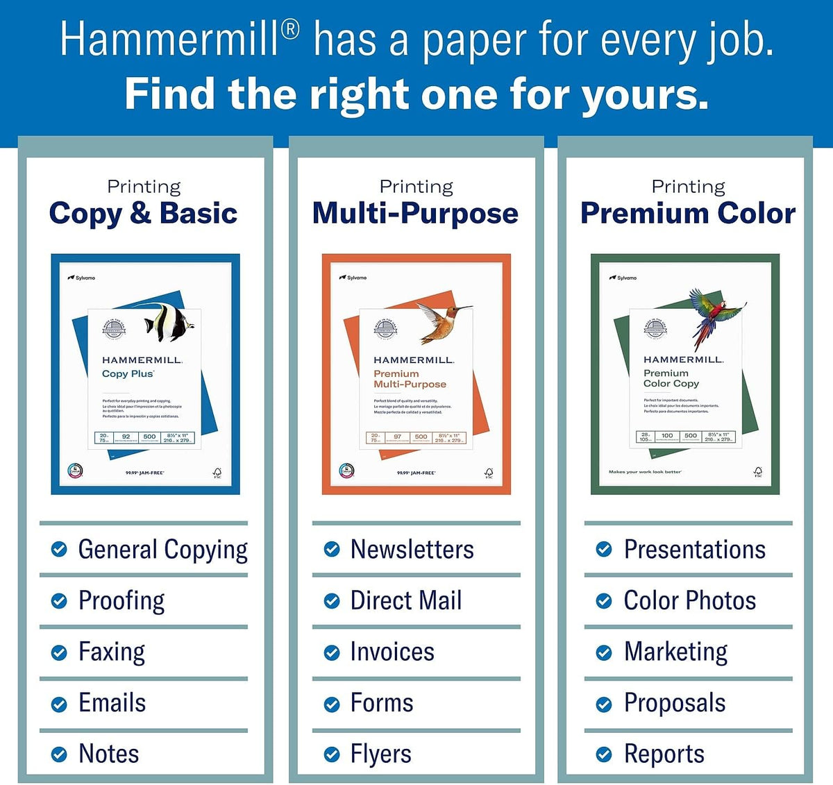 Hammermill Printer Paper, Great White 30% Recycled Paper, 8.5 x 11 - 92 Bright, Made in the USA, 086700C - 10 Ream (5,000 Sheets)