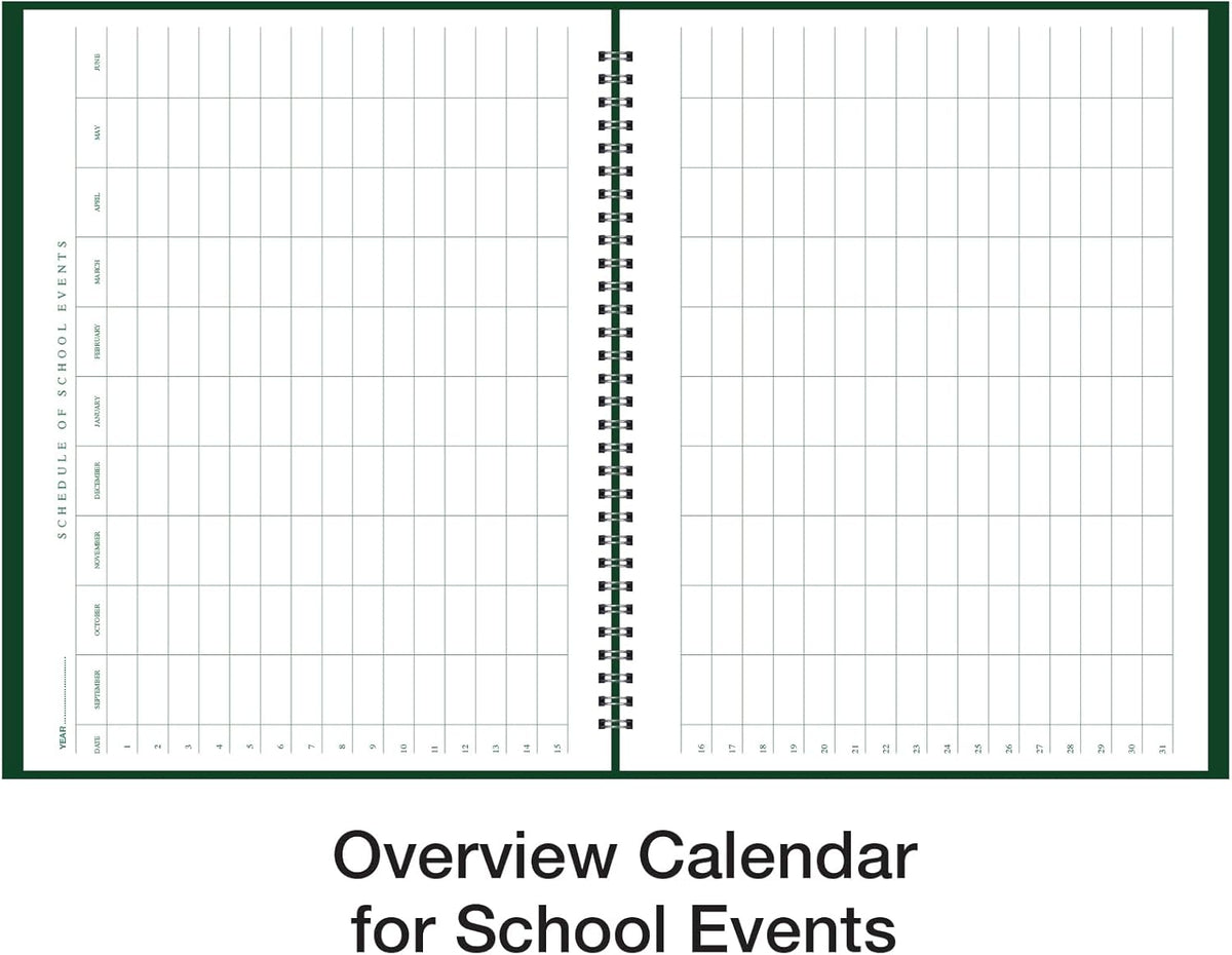 Ward Combination 9-10 Week Class Record + 6 Period Lesson Plan Book