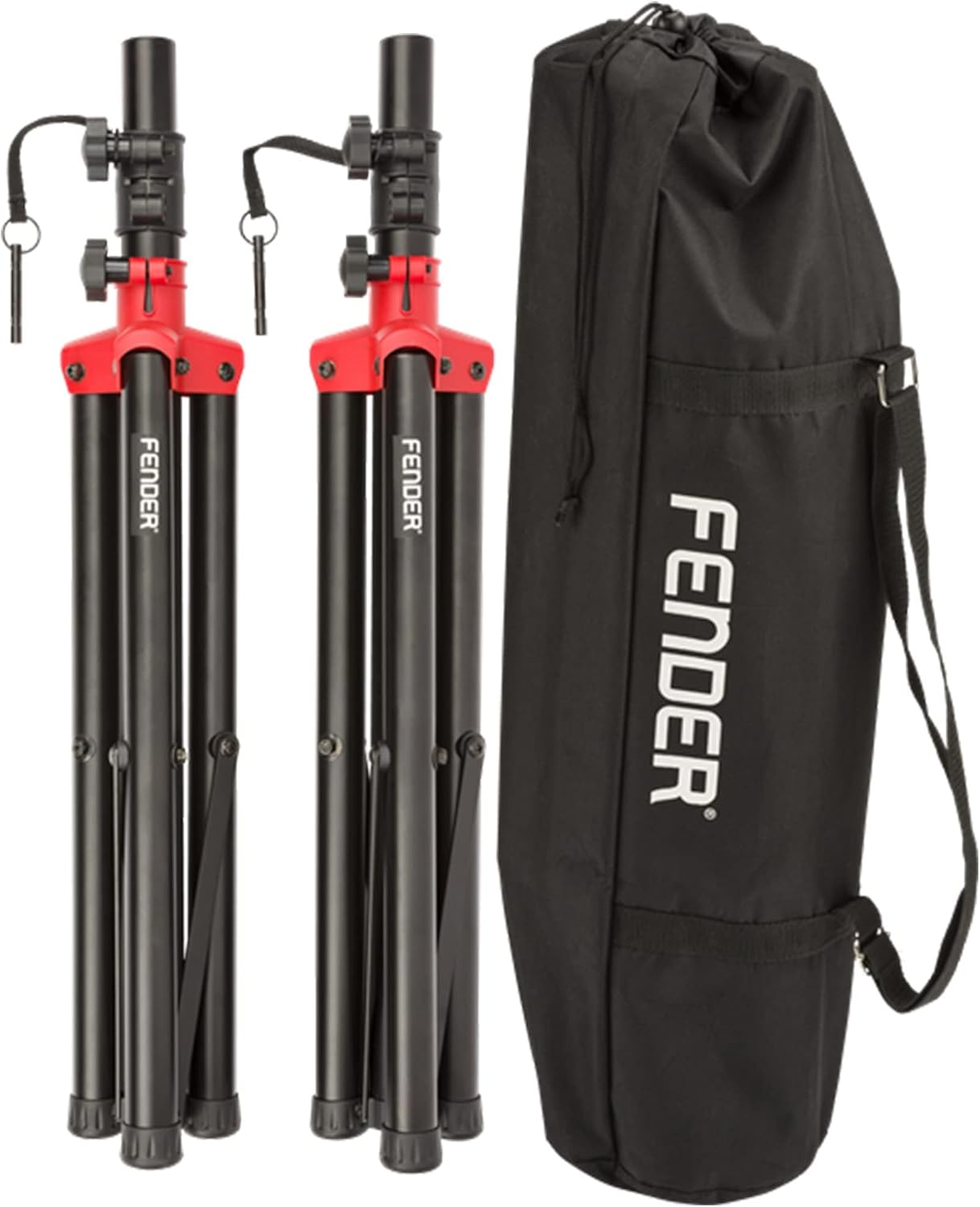 Fender Passport Venue S2 Portable PA System Bundle with Compact Speaker Stands, XLR Cable, and Instrument Cable