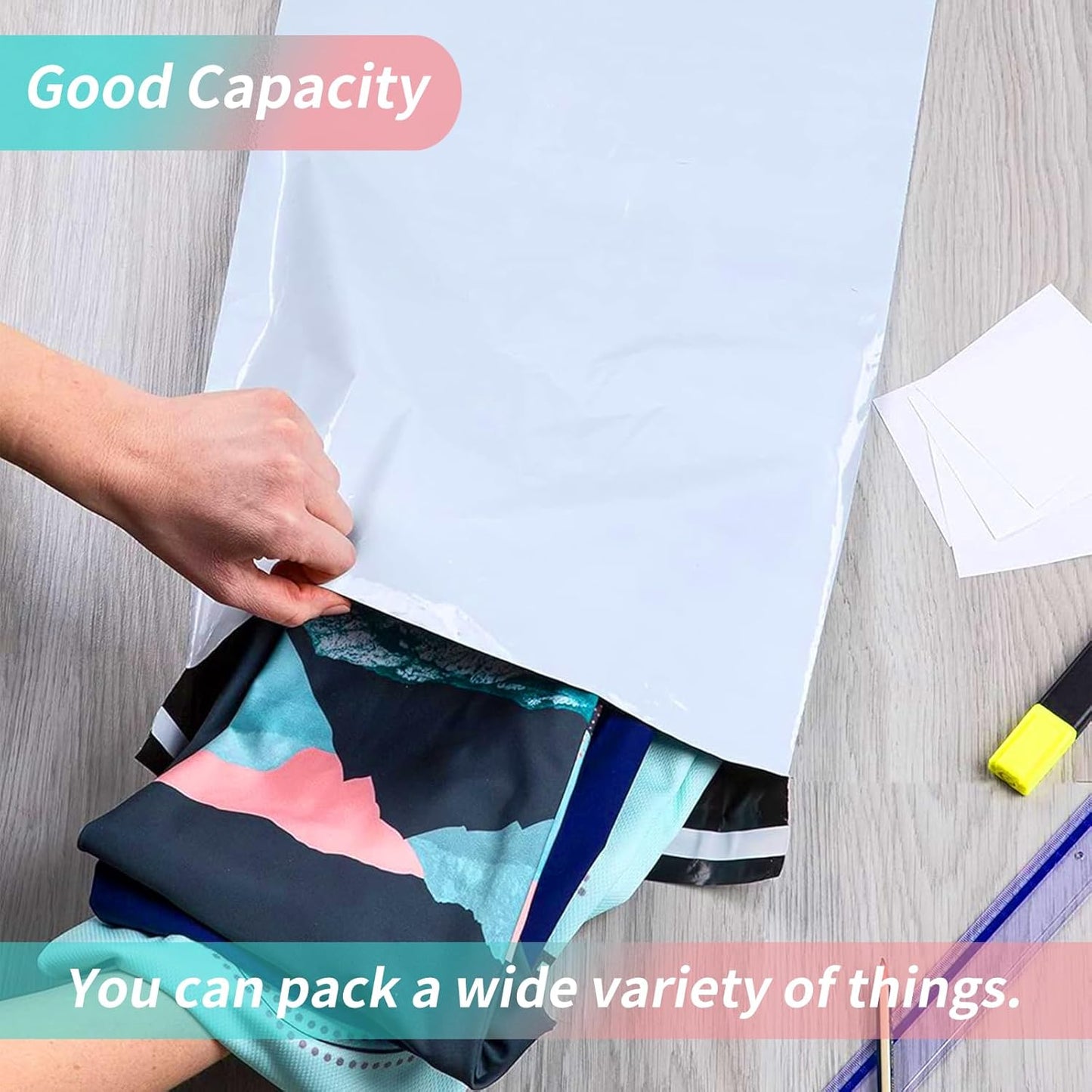 10" x 13" Poly Mailers Shipping Mailing Envelopes Bags, Envelopes Shipping Bags Self Sealing 2.5Mil (2000 Bags)