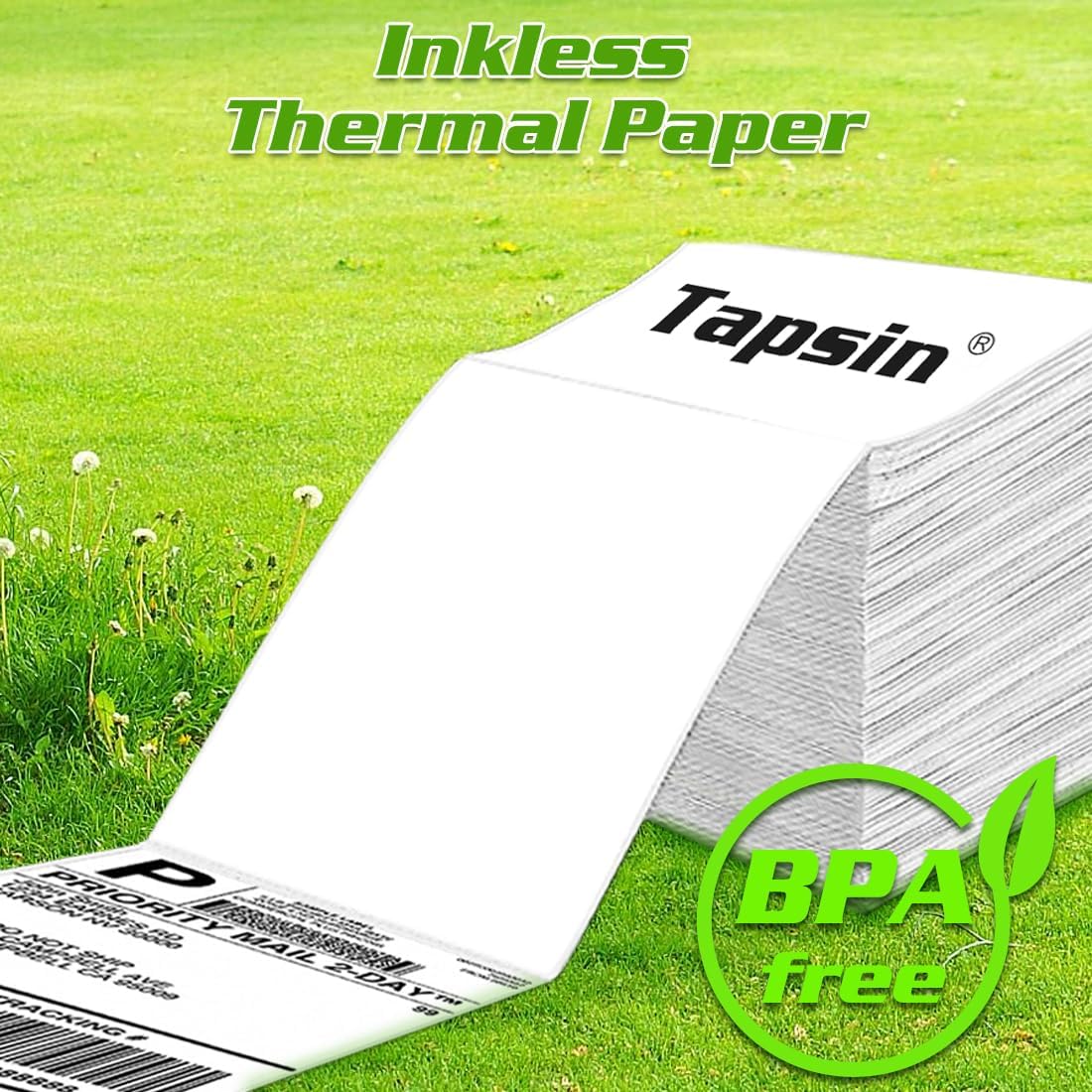 Shipping Thermal Labels, Pack of 16000 Perforated 4x6 Shipping Label Papers, FanFold Thermal Printer Labels, Sticker Labels to Write on, Permanent Strong Adhesive, Commercial Grade