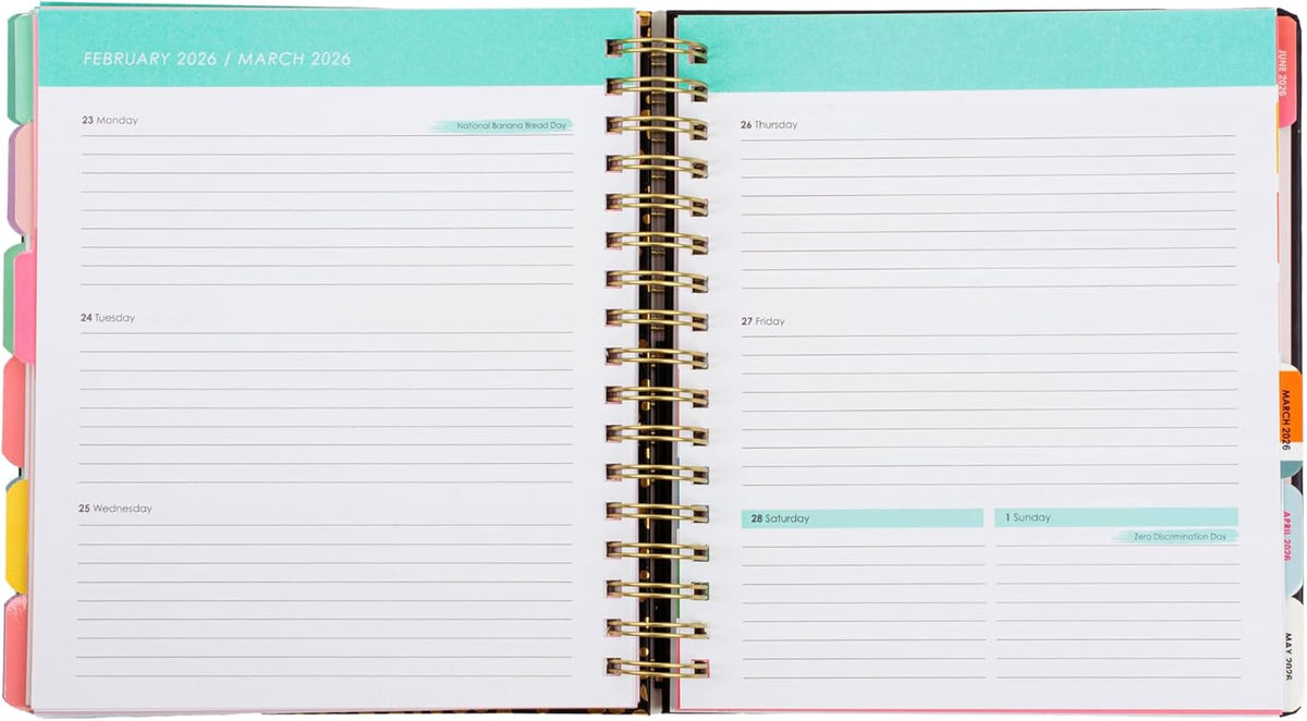 Votum August 2025 to January 2027 Large Back to School Academic Planner- Daily, Weekly & Monthly Organizer with Pens, Stickers, Sticky Notes, and a Sturdy Cover - With God All Things Possible