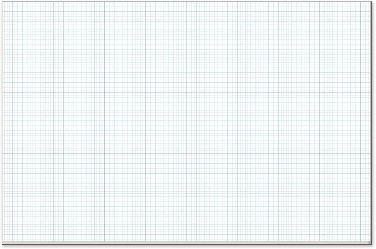 Graph Paper Pad - 30 Sheets/60 Pages, 24" x 36" Large Graph Paper 1" and 1/4" Blue Grid Paper for Engineer Architect Designer Mathematician Draftsmen Sketch House Commercial Building Plan Drafting