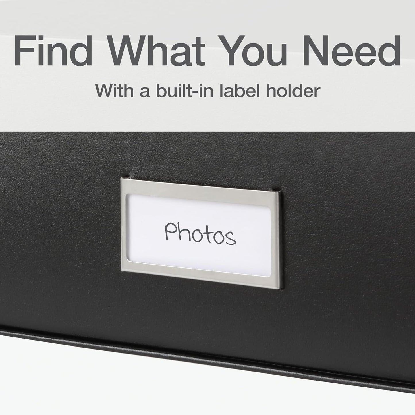 Oxford Keepsake Box, Protective Storage Box, Home and Office Organizer, Photo Storage Box, Souvenir Organizer, Small, 6" x 12" x 4 1/4" (41789)