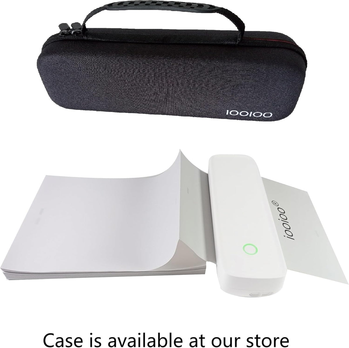 IOOIOO A80 Portable Thermal Printer 8.5x11 Letter Size, Tattoo Stencil Machine, no Ink Inkless, Bluetooth,for iPhone Android Mobile Phone Laptop PC,Home Office Travel-White